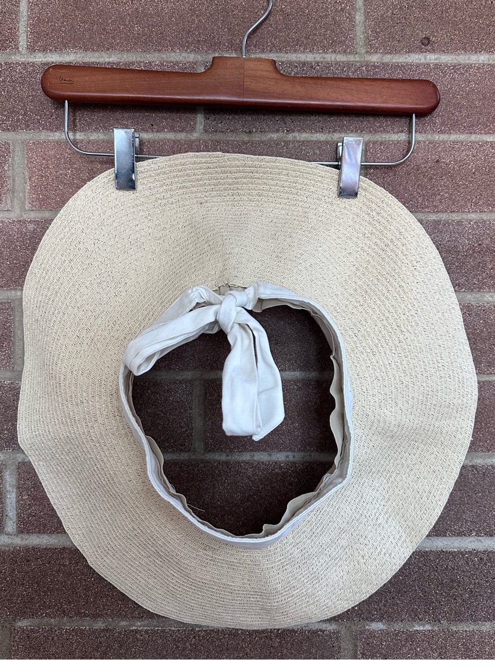 Nordstrom straw visor with bow